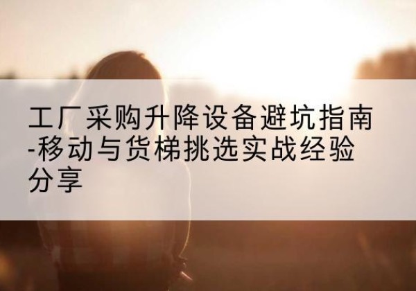 永川区移动式升降机怎么选-工厂采购升降设备避坑指南-移动与货梯挑选实战经验分享