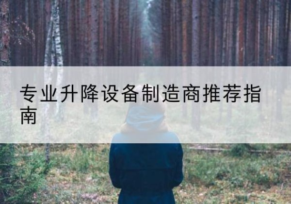 永川区电动剪叉升降平台厂家-专业升降设备制造商推荐指南